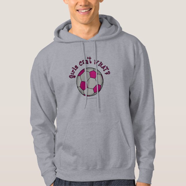Sudadera Pelota de fútbol en rosa (Anverso)