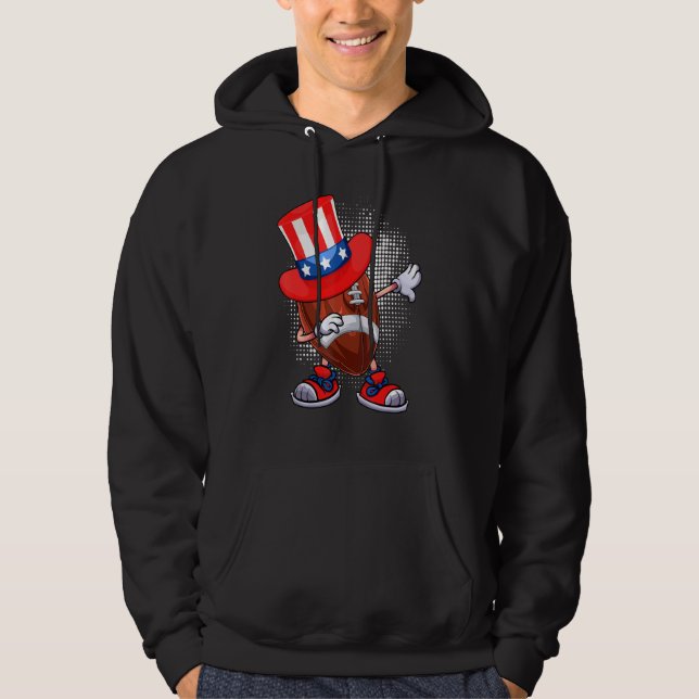 Sudadera Pelota de fútbol y tío Sam Gorra American 4 (Anverso)