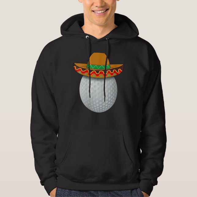 Sudadera Pelota de golf Deportes mexicanos Cinco De Mayo Fi (Anverso)