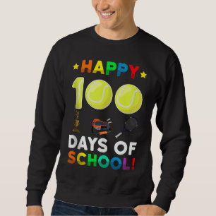 Sudadera Pelota de Tenis Deporte I Pateé 100 Días de Escuel
