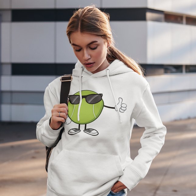 Sudadera Pelota verde de tenis con gafas de sol (Subido por el creador)