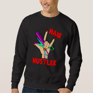 Sudadera peluquera peluquera mujer mujer mano rock ella