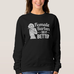 Sudadera Peluquería de peluquería de Barber para mujeres