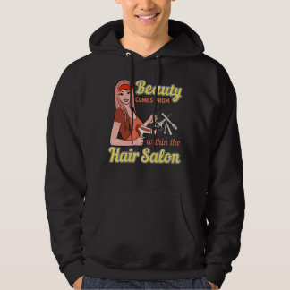 Sudadera Peluquería Diseño Secador de Pelo Tijeras