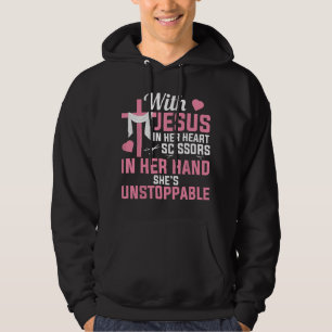 Sudadera Peluquería Jesús Cristiano Estilista Peluquero Bar