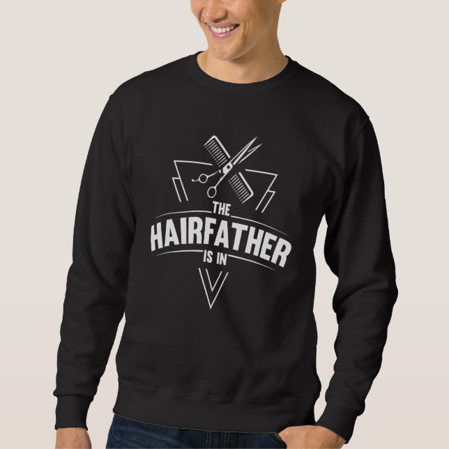 Sudadera Peluquería Pair Pun Barber Shop Hair Styli (Anverso)