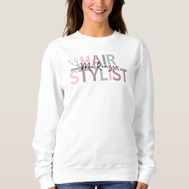 Sudadera Peluquero Personalizado (Anverso)