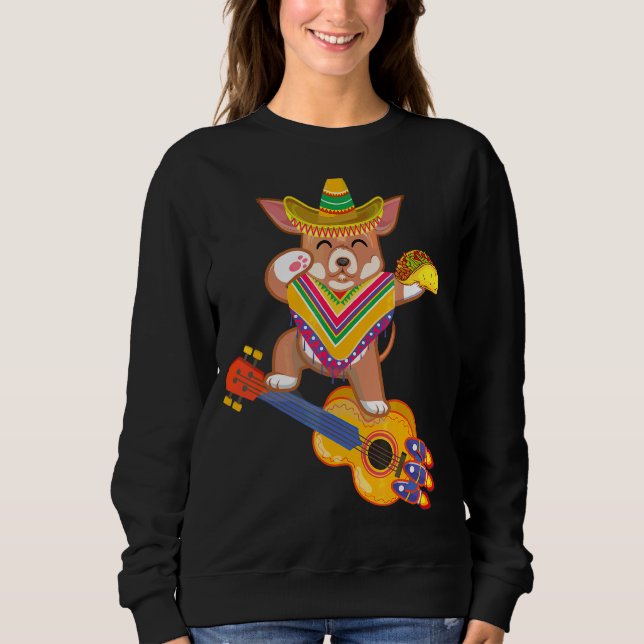 Sudadera Peña Chihuahua Cinco De Mayo Poncho Som (Anverso)