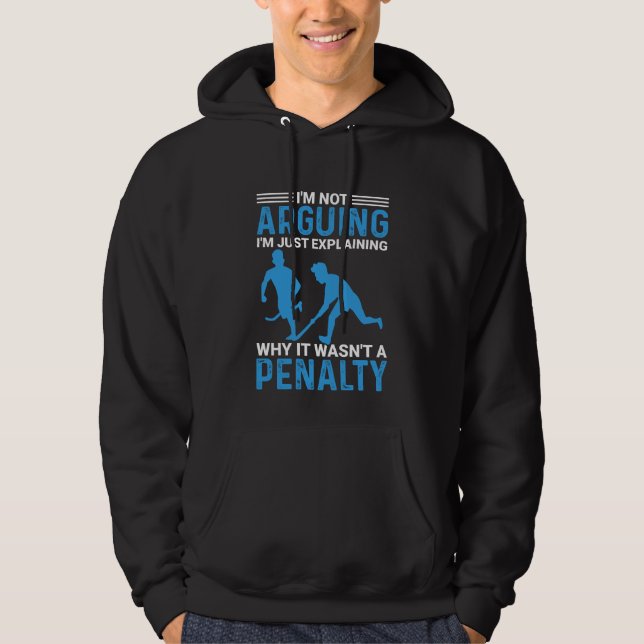 Sudadera Pena de jugador de hockey (Anverso)