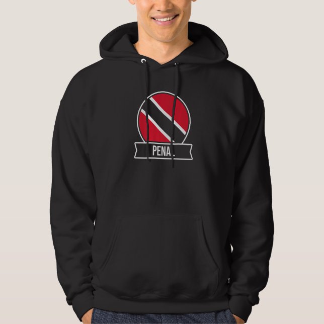 Sudadera Penal  Trinidad and Tobago cities & islands flag (Anverso)