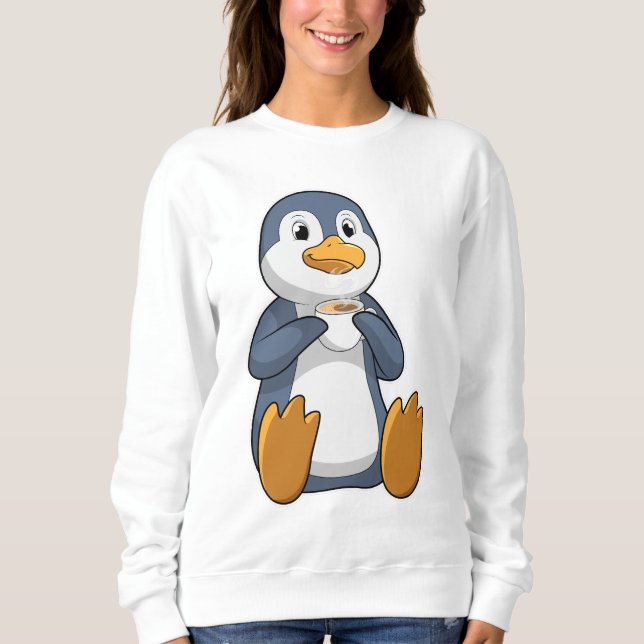Sudadera Penguin con Copa de Café (Anverso)