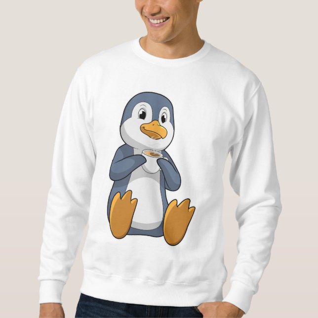 Sudadera Penguin con Copa de Café (Anverso)