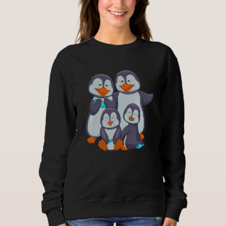 Sudadera Penguin Family Aquatic Bird Flightless Animal Anta
