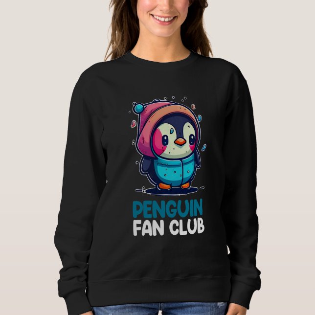 Sudadera Penguin Fan Club Penguin Kids Boys Girls (Anverso)