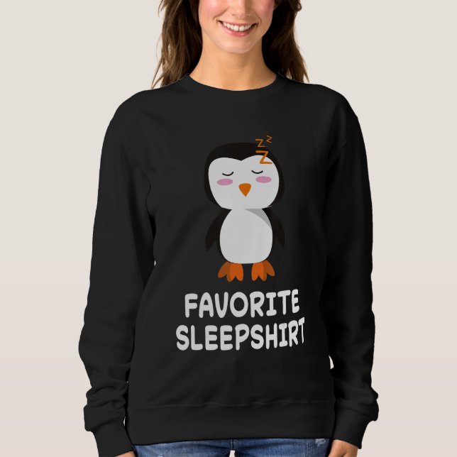 Sudadera Penguin Penguins Nap Sleeping Sleep Pajama Pajamas (Anverso)