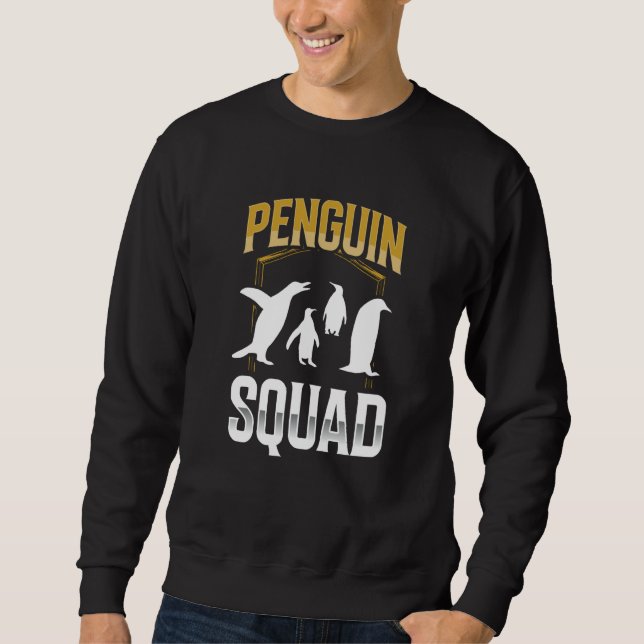 Sudadera Penguin Squad Cute Animal Penguins (Anverso)