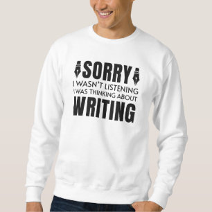 Sudadera Pensaba En Escribir