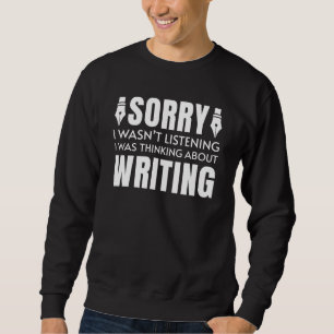 Sudadera Pensaba En Escribir