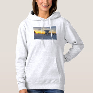 Sudadera Pensacola Beach Lifeguard Station Sunrise Hoodie