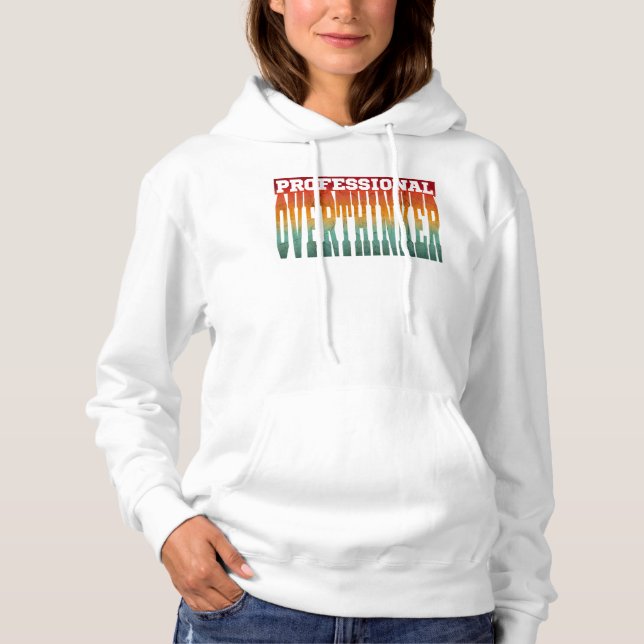 Sudadera Pensador Excesivo Profesional (Anverso)