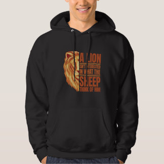 Sudadera Pensamientos de leones y ovejas gráficos motivacio