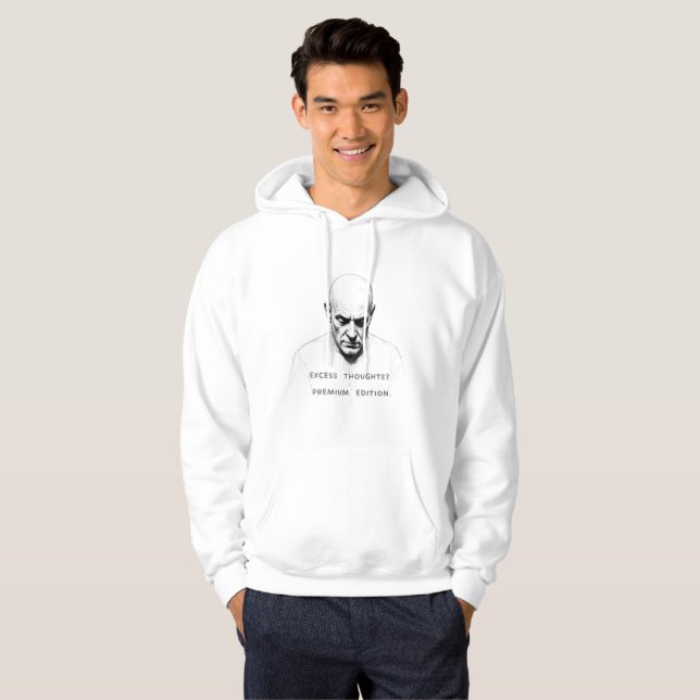 Sudadera ¿Pensamientos excesivos? Edición Premium (Anverso completo)