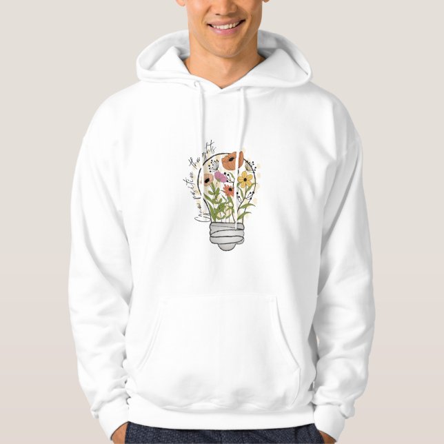 Sudadera Pensamientos positivos para crecer Flores silvestr (Anverso)