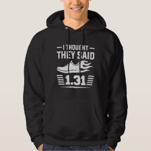 Sudadera Pensé Que Decían 1.31 Millas