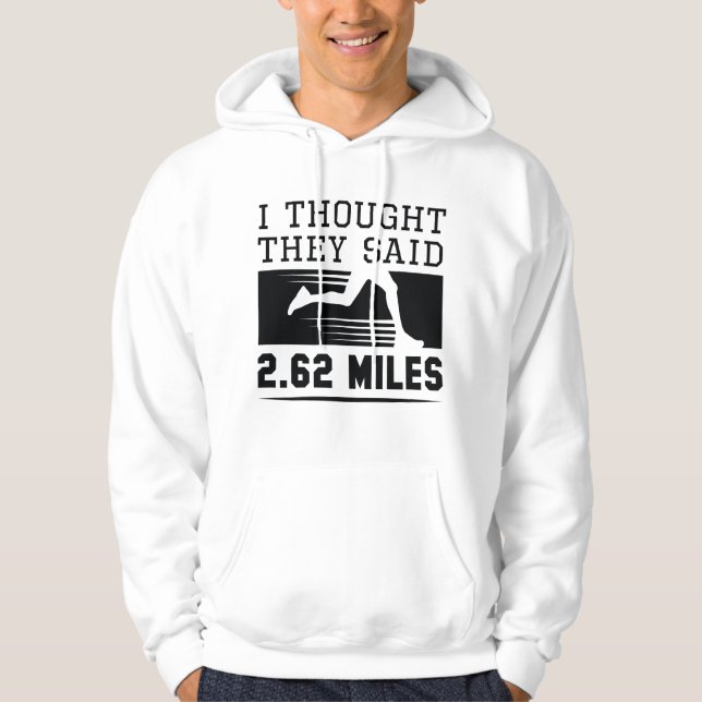 Sudadera Pensé Que Decían 3.62 Millas (Anverso)