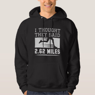 Sudadera Pensé Que Decían 3.62 Millas
