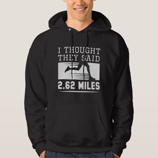 Sudadera Pensé Que Decían 3.62 Millas (Anverso)