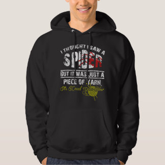 Sudadera Pensé que vi una araña pero era hilo divertido