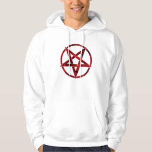 Sudadera Pentagram del diablo Rojo