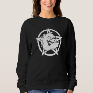 Sudadera Pentagram Perro Occult Arte Oscuro Grunge Gótico G