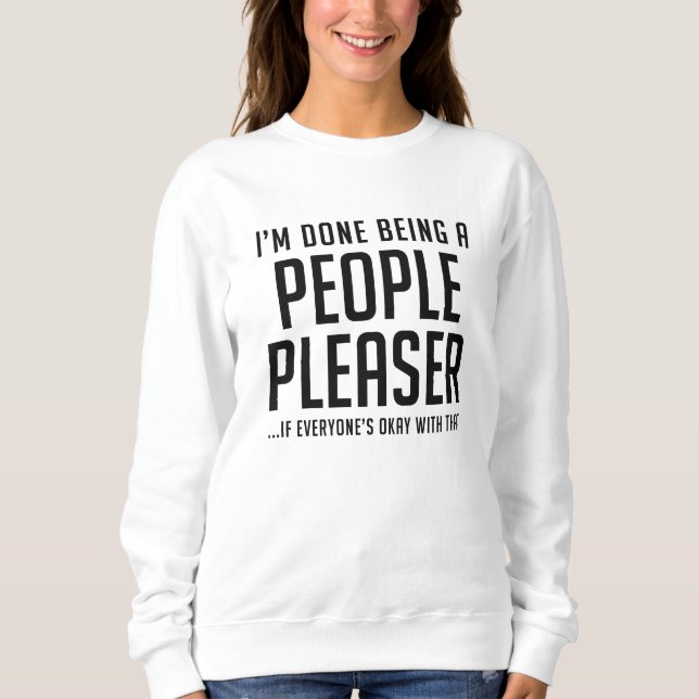 Sudadera People Pleaser (Anverso)