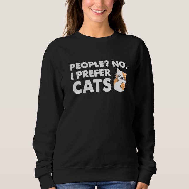 Sudadera Peopleno I Prefercats - Catscitas (Anverso)
