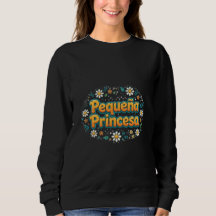 Sudadera Pequeña Princesa - Retro Groovy Español