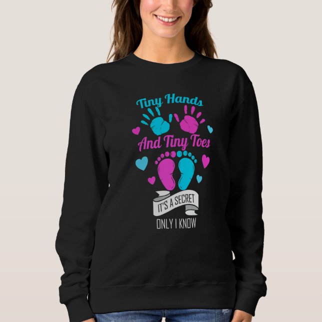 Sudadera Pequeñas Manos Y Pequeños Toques Género (Anverso)