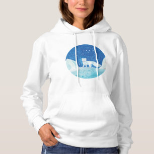 Sudadera Pequeño Ilustracion de Fox Ártica (Vulpes Lagopus)