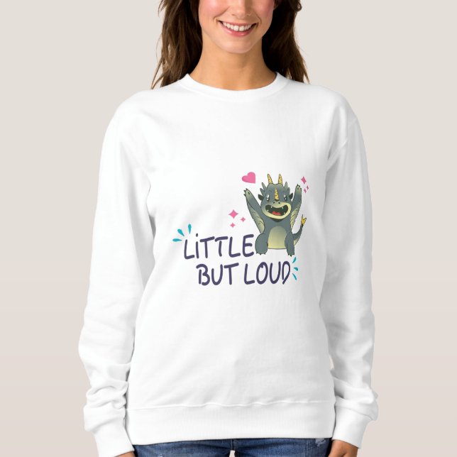 Sudadera Pequeño pero fuerte (Anverso)