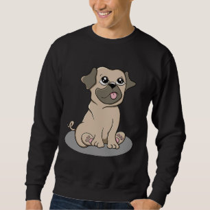 Sudadera Pequeño pug lindo camiseta clásica 221