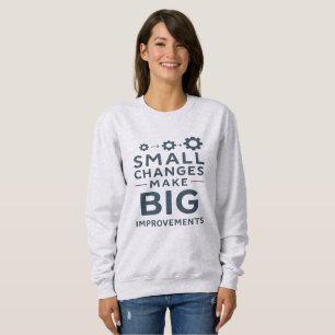 Sudadera Pequeños cambios hacen grandes mejoras Cultura Kai