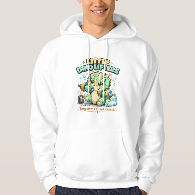 Sudadera Pequeños Elevadores de Dino 8KG | Brazos Pequeños  (Anverso)
