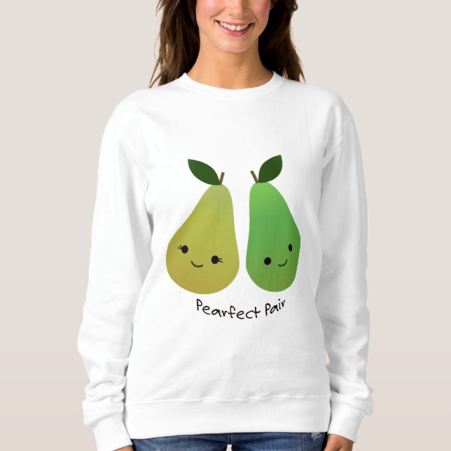 Sudadera Peras de Pearfect y cuestas (Anverso)