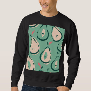 Sudadera Peras de verano: patrón de fruta fresca.