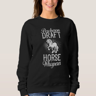Sudadera Percheron Borrador de caballos Caballo Montando la