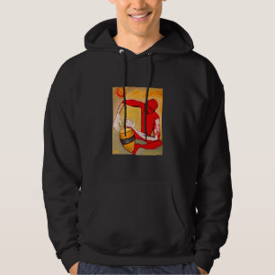 Sudadera percussionist rojo