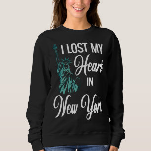 Sudadera Perdí Mi Corazón En Viajes De Nueva York