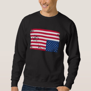 Sudadera Pérdida de la bandera estadounidense al revés