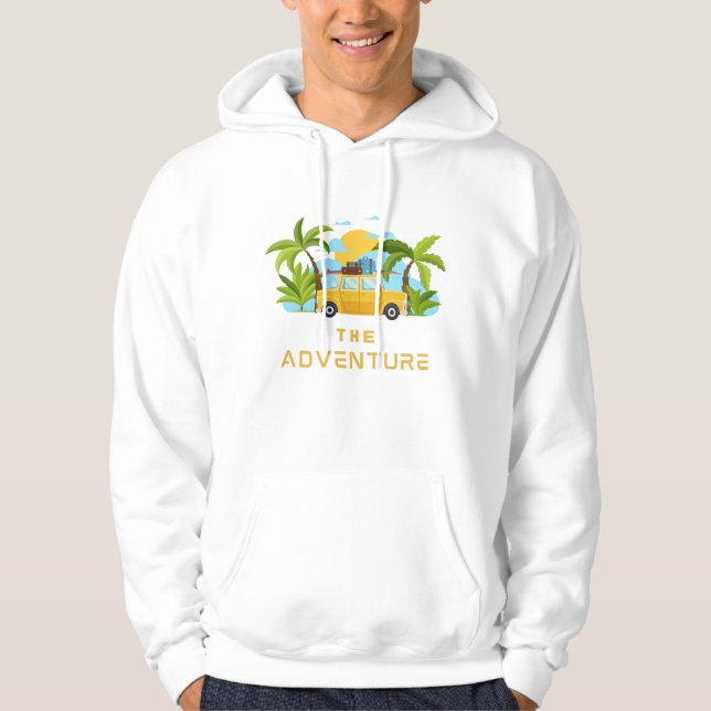 Sudadera Perdida en la salvaje camiseta de aventuras (Anverso)